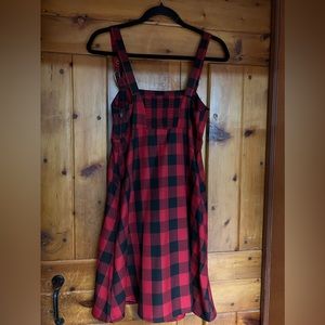 Hot Topic Buffalo plaid a-line jumper/dress